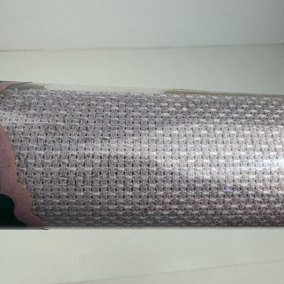 1 Vtg Cross Stitch Charles Craft Fiddlers Cloth 14 Count 15x18in Lilac Purple - Picture 13 of 13